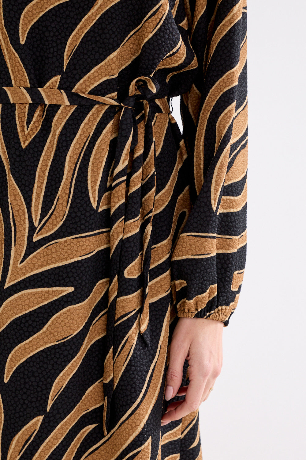 Jurk Tramontana wild flower - Brown/black