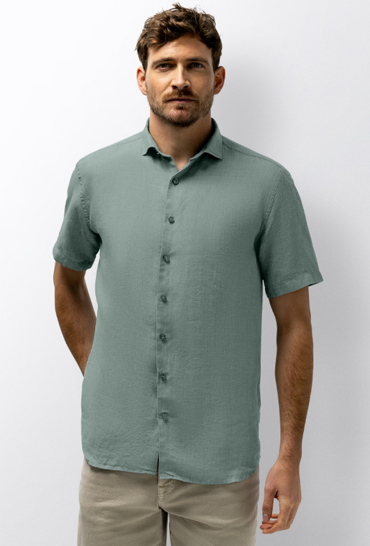 Hemd State of Art KM plain linen 16271-3400