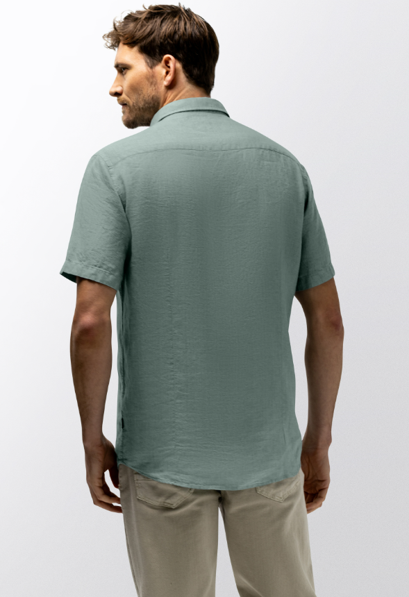 Hemd State of Art KM plain linen 16271-3400