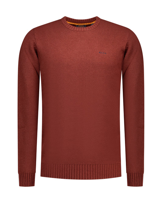 Pullover N.Z.A. round neck - Burnt red