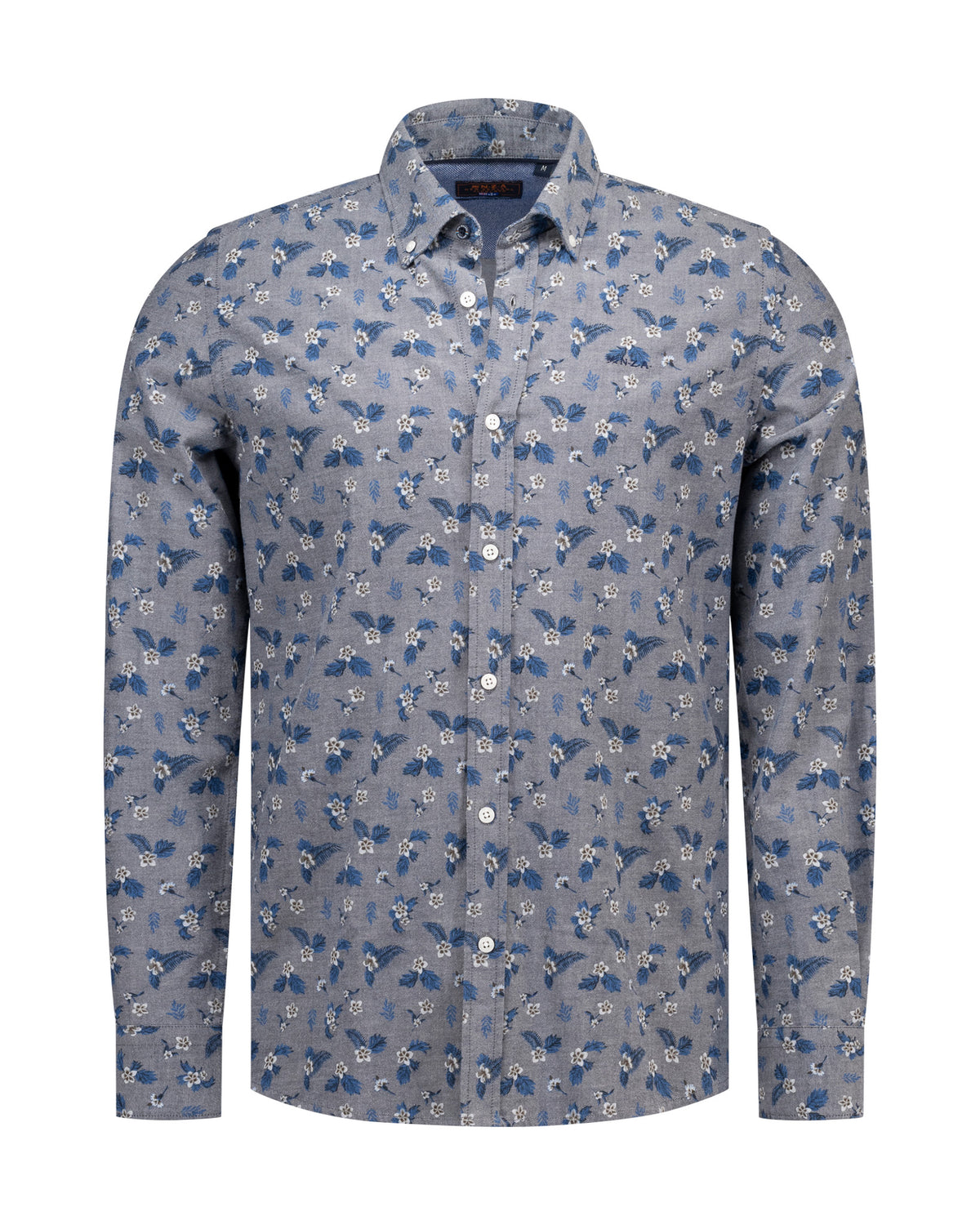 Hemd N.Z.A. long sleeve - Steel navy