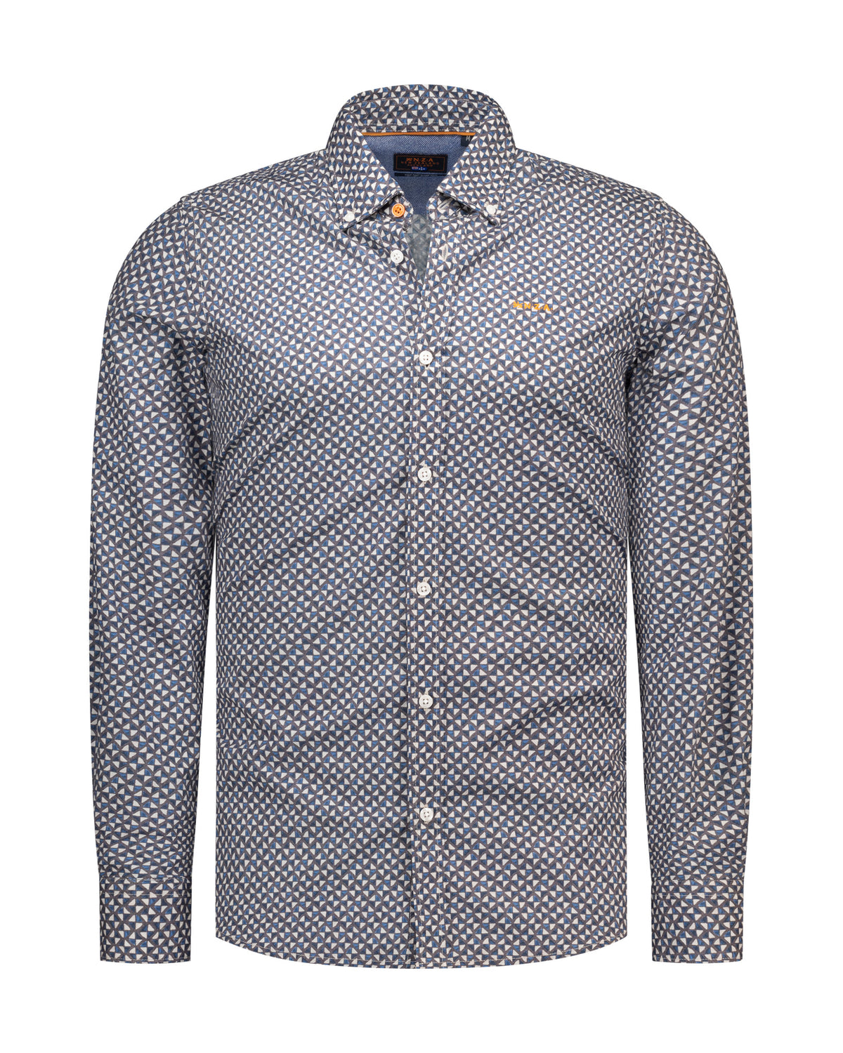 Hemd NZA hemd grey brown