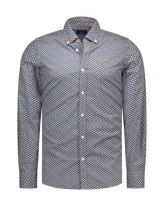 Hemd NZA hemd grey brown
