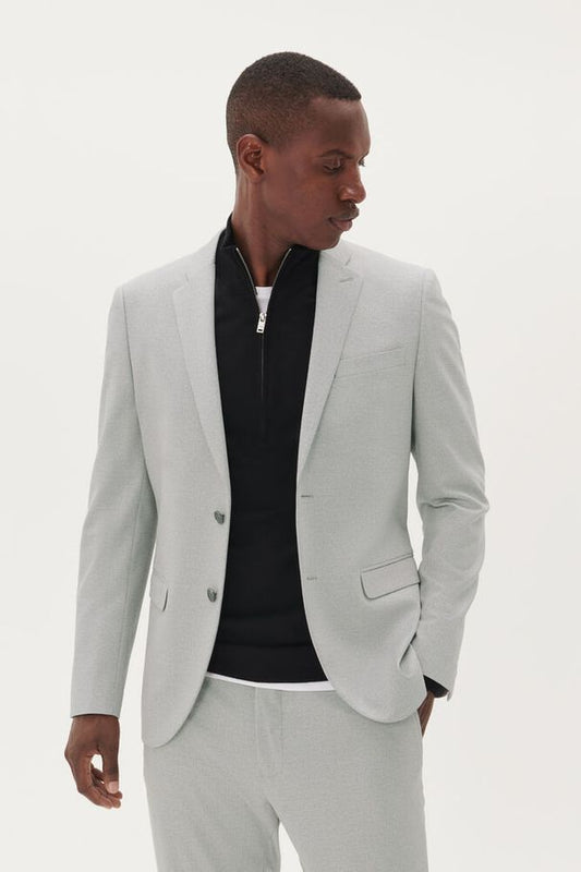 Blazer Matinique George jersey - Light grey melange