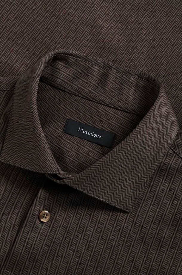 Hemd Matinique Marc N - Espresso