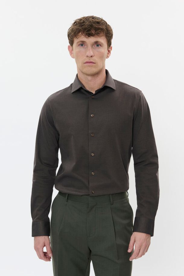 Hemd Matinique Marc N - Espresso