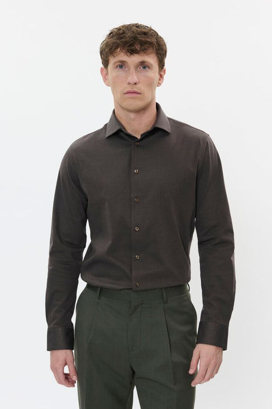 Hemd Matinique Marc N - Espresso