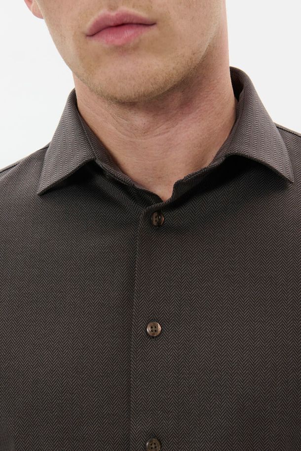 Hemd Matinique Marc N - Espresso