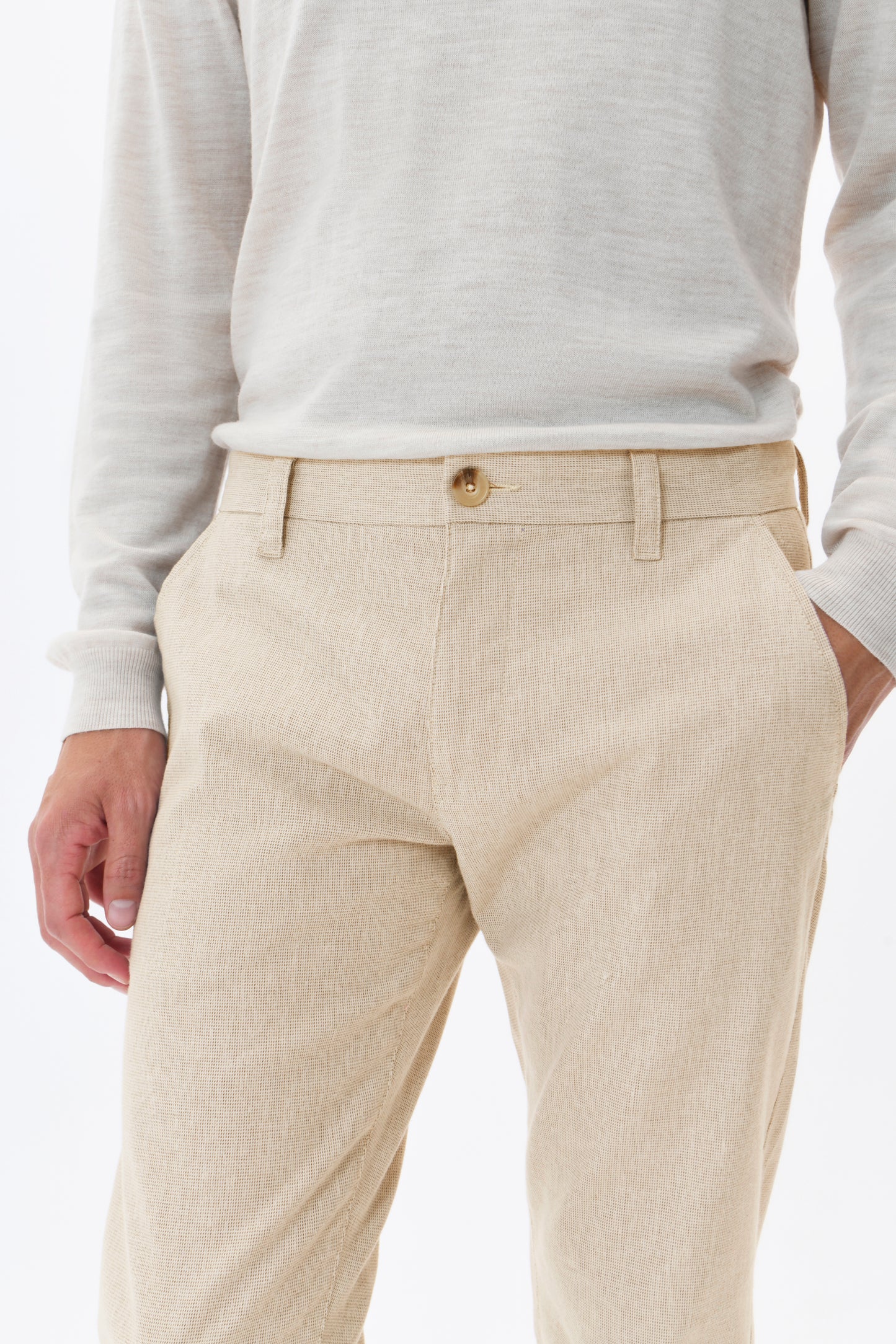 Broek Matinique parker pant off white