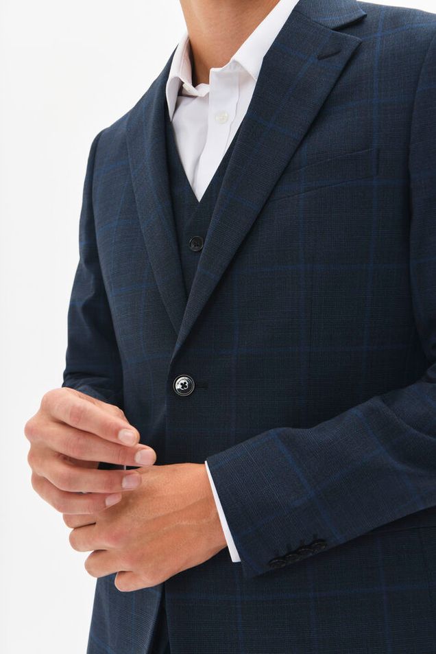 Kostuumblazer Matinique MAgeorge - Dark navy melange