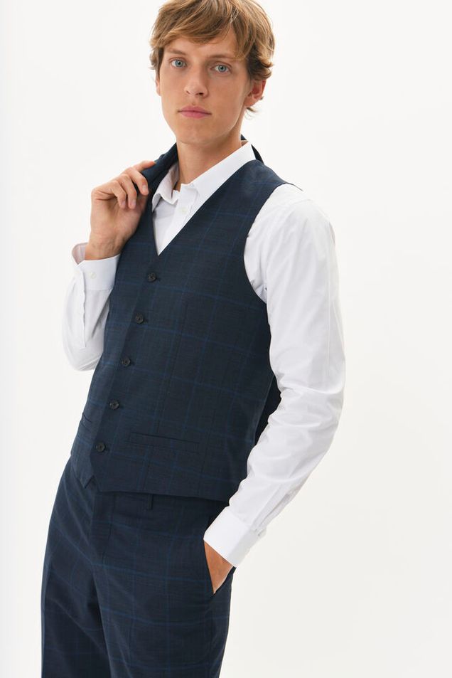 Kostuumblazer Matinique MAgeorge - Dark navy melange