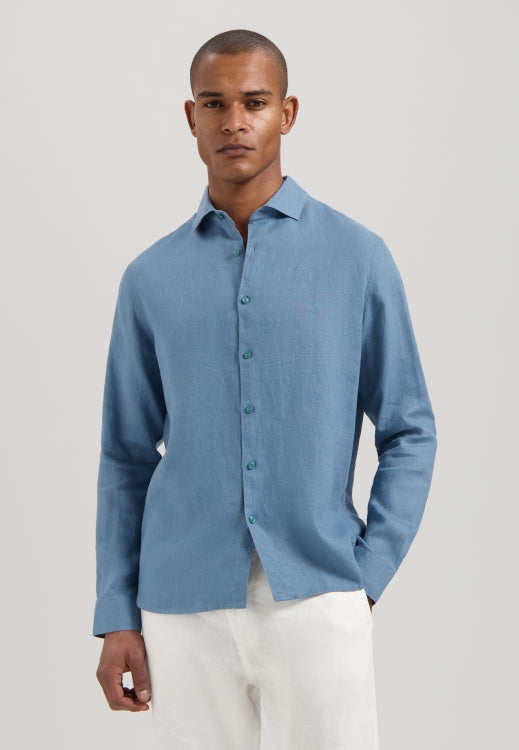 Hemd Dstrezzed provincial blue