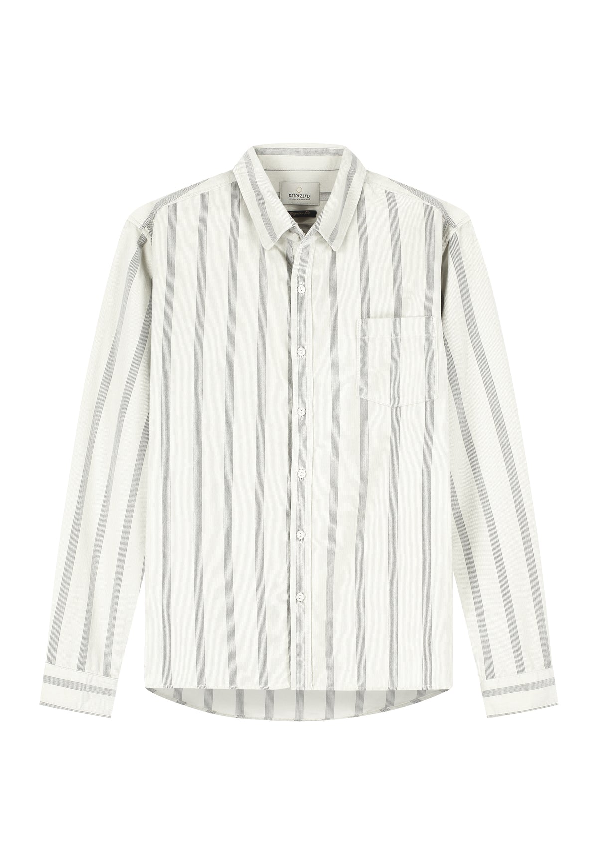 Hemd DStrezzed Alain shirt - Striped drk. brown