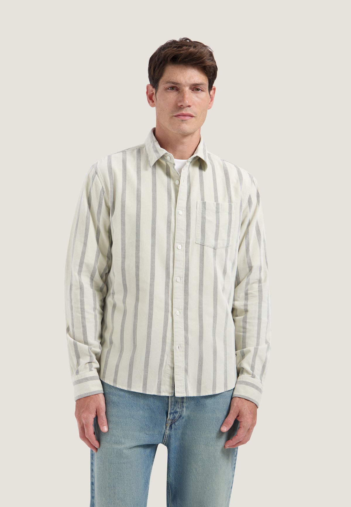 Hemd DStrezzed Alain shirt - Striped drk. brown