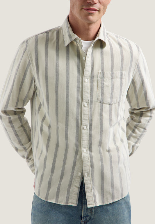 Hemd DStrezzed Alain shirt - Striped drk. brown