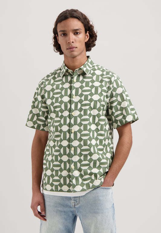 Hemd korte mouw Dstrezzed Aly shortsleeve shirt light army