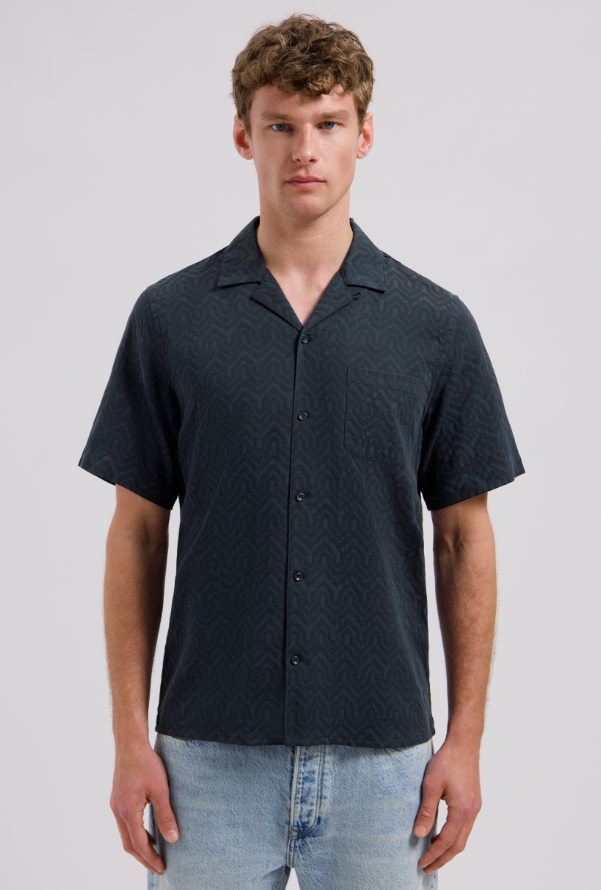 Hemd Dstrezzed Jacob resort shirt dark navy