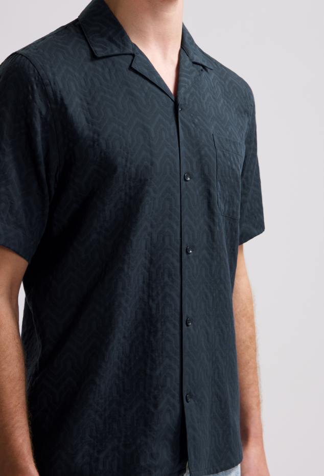 Hemd Dstrezzed Jacob resort shirt dark navy