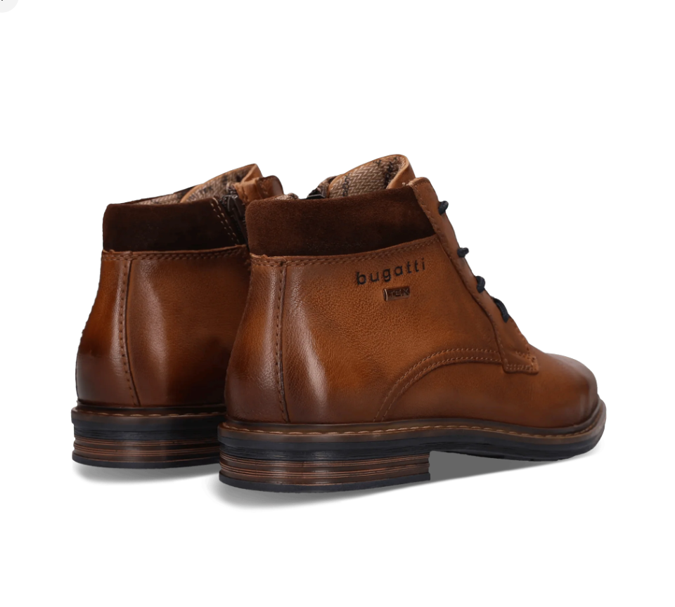 Boots Bugatti leder - Cognac