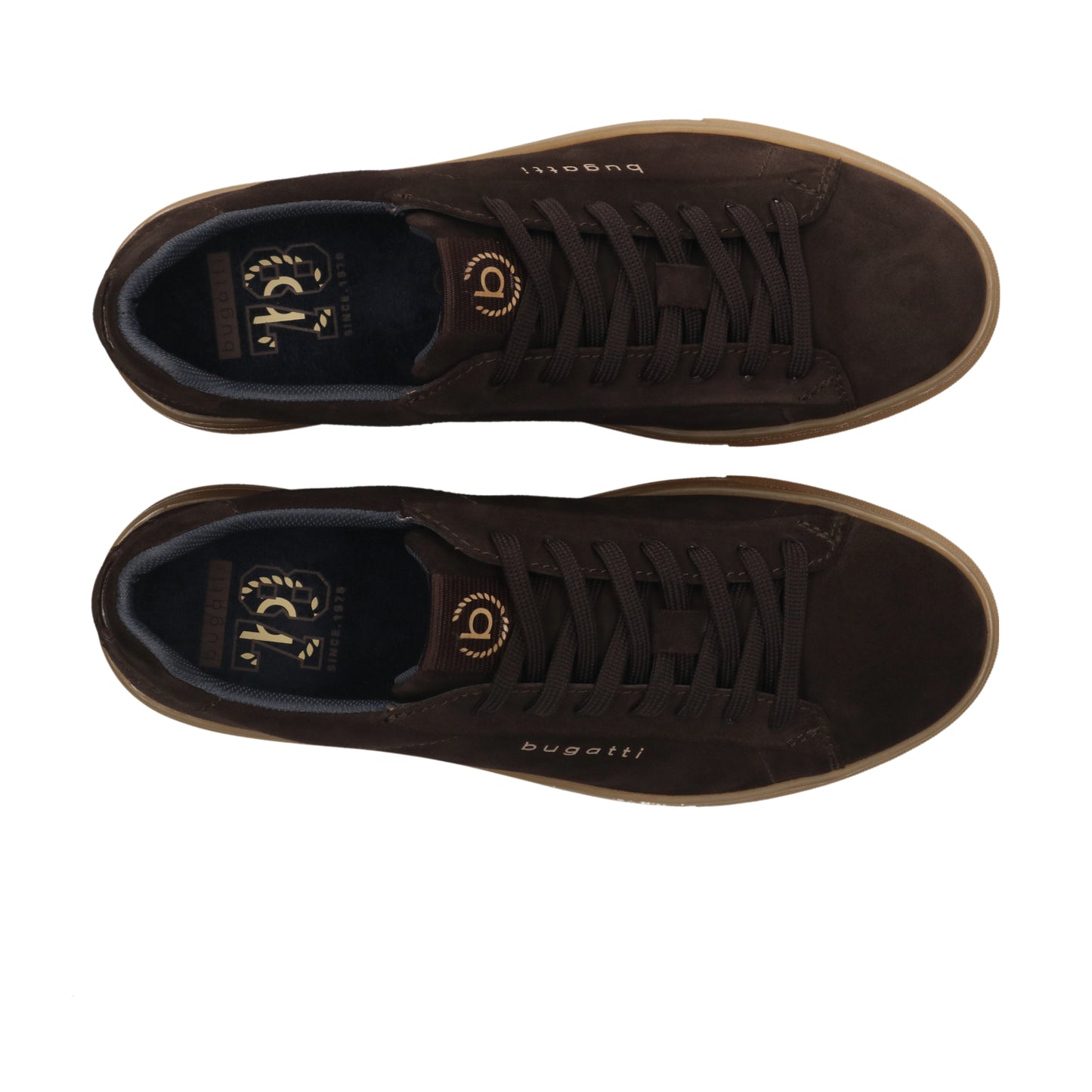 Sneakers Bugatti shoes leder - Bruin