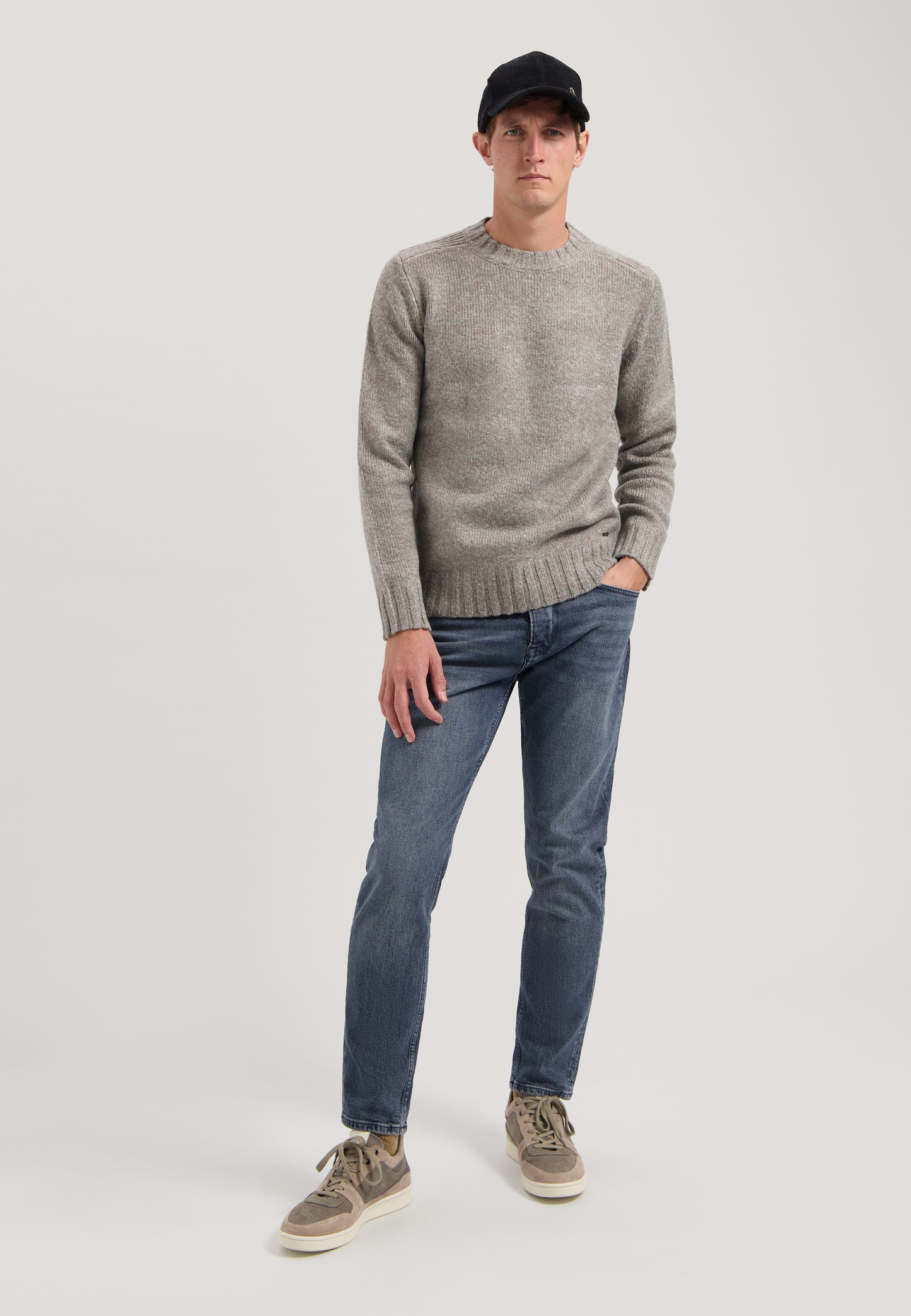 Trui DStrezzed Per crewneck - Drift wood