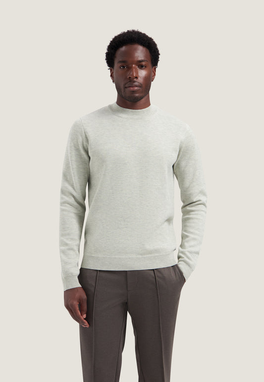 Trui DStrezzed archer mockneck - Silver birch