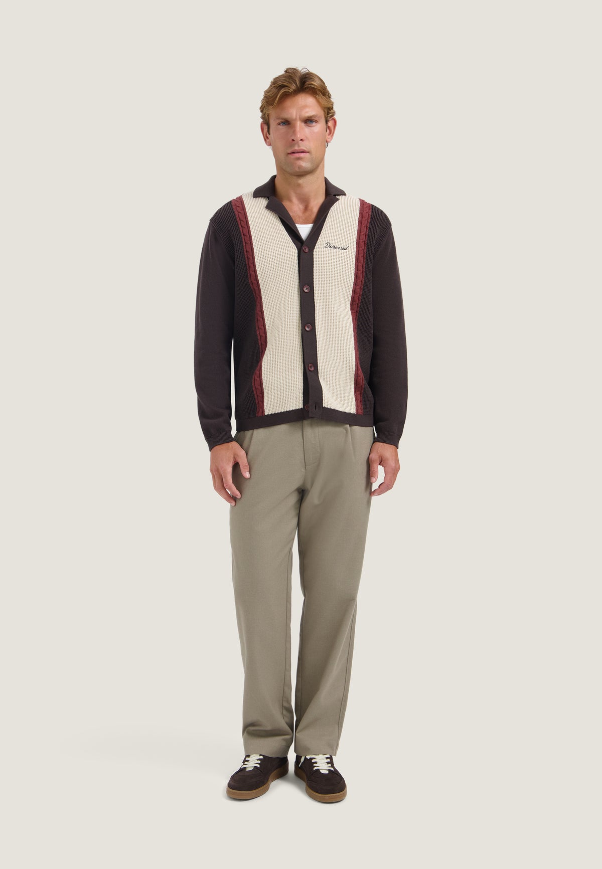 Cardigan DStrezzed Samuel golf cardigan - Dk. red