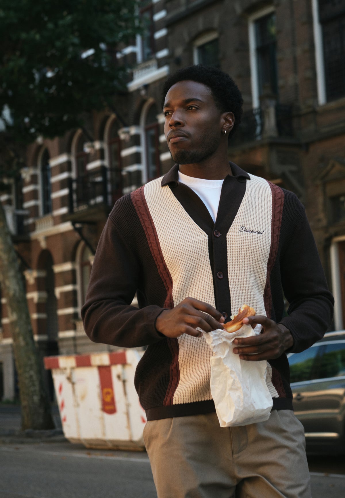Cardigan DStrezzed Samuel golf cardigan - Dk. red