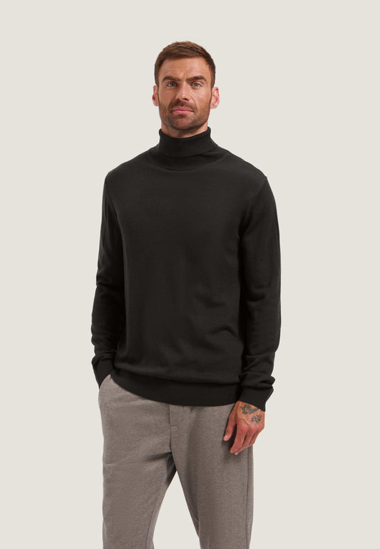 Rolkraag Dstrezzed Destin turtleneck - Drk. brown