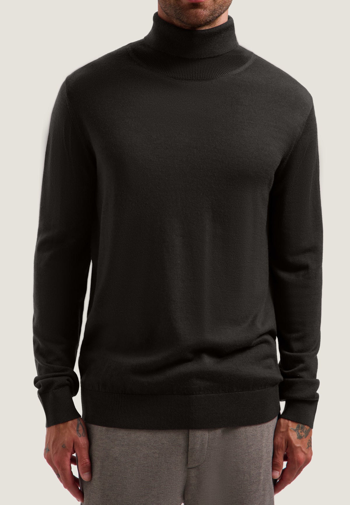 Rolkraag Dstrezzed Destin turtleneck - Drk. brown