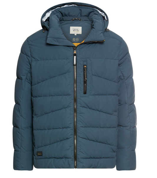 Jas Camel Active blouson met afneembare capuchon