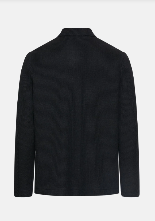 Blazer Camel Active met opstaande kraag - Donkerblauw