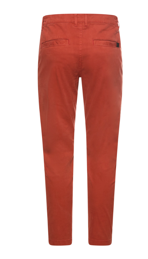 Broek Camel Active casual pants chino sienna red