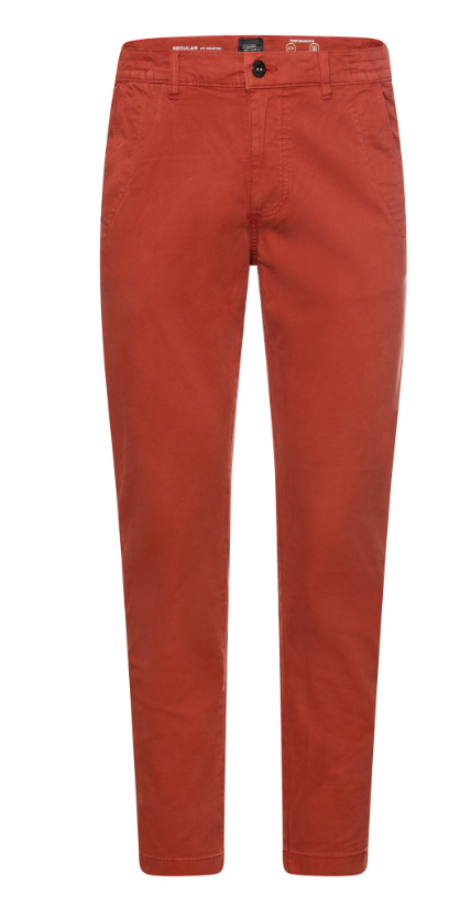 Broek Camel Active casual pants chino sienna red