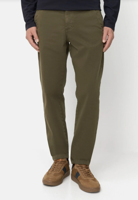 Broek Camel Active fleXXXactive® Regular Fit Explorer Chino - Donkergroen