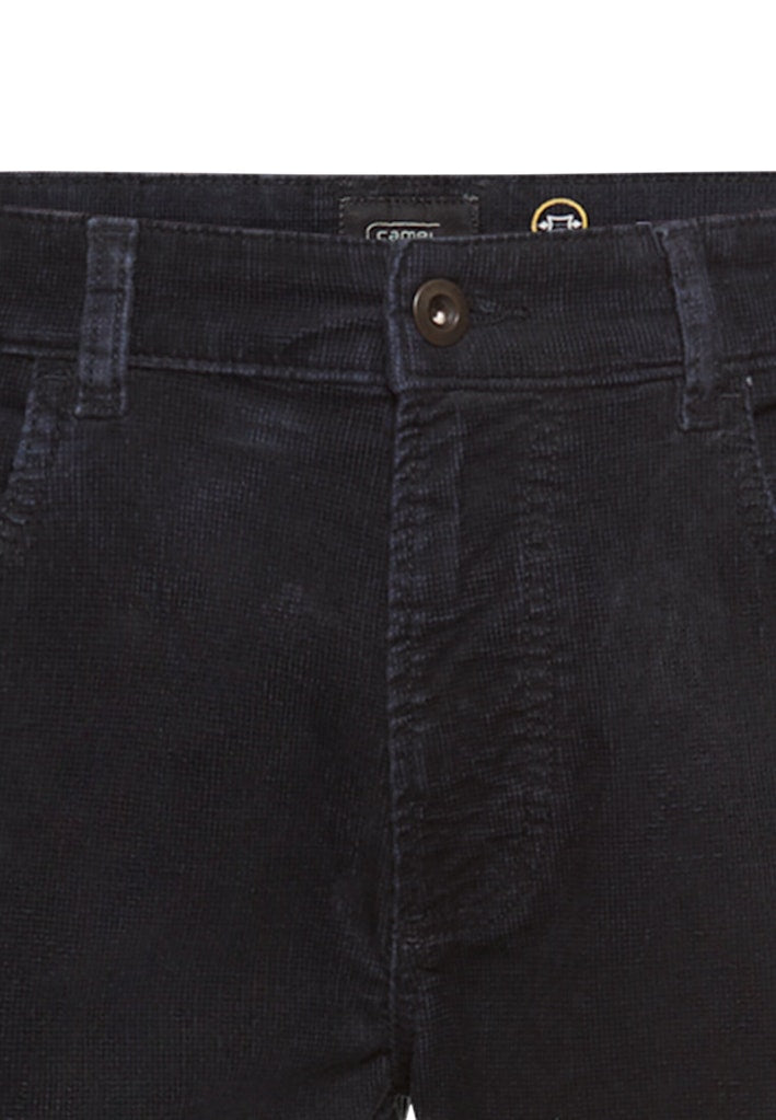 Broek Camel Active rib regular fit dark navy
