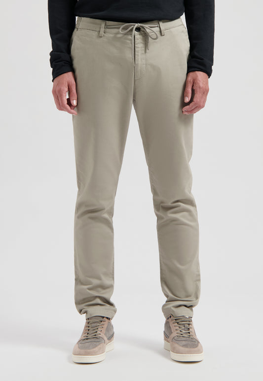 Broek DStrezzed Lancaster Twill knit Tapered jogger - Dark navy