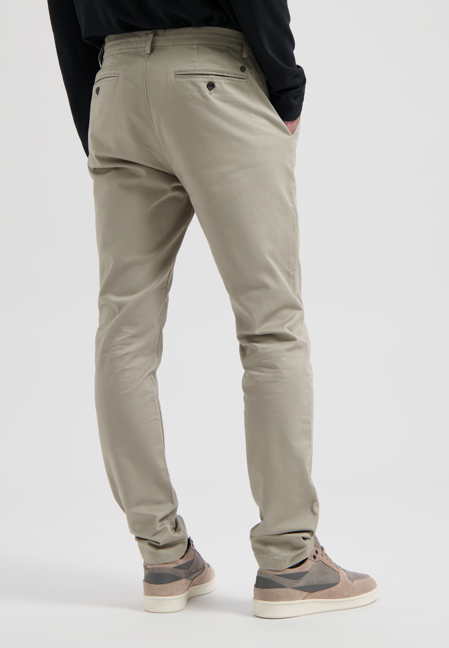Broek DStrezzed Lancaster Twill knit Tapered jogger - Dark navy