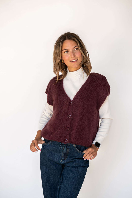 Cardigan Bonita Avenue Feliz - Nightshade