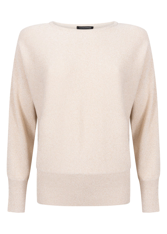 Pull Tramontana bat-sleeve jumper - Snow