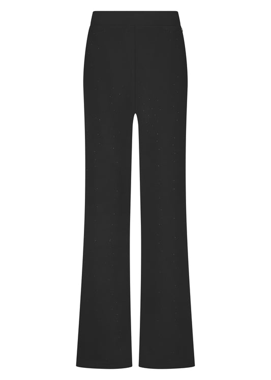 Broek Tramontana Technical Sweat wide-leg trousers elastic black