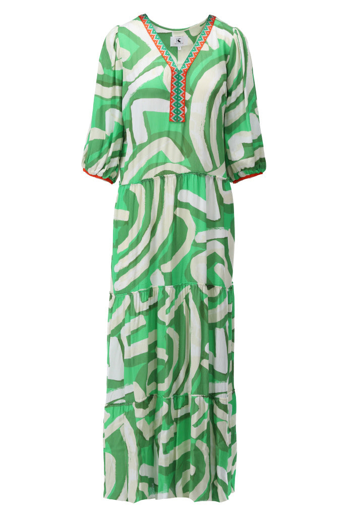 Jurk Kdesign maxi jurk met design C155