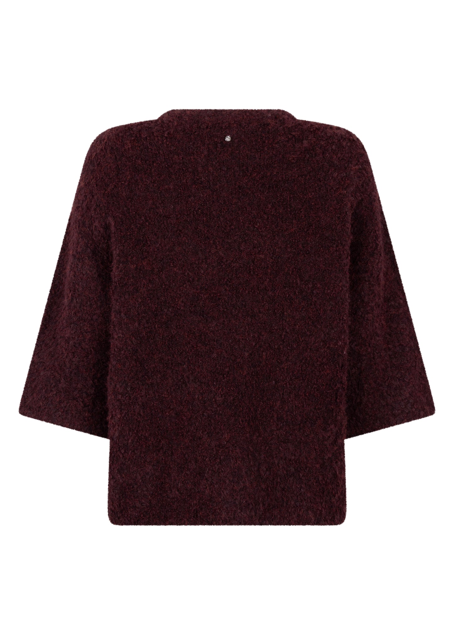 Trui Tramontana short-sleeve bouclé - Pomegranate