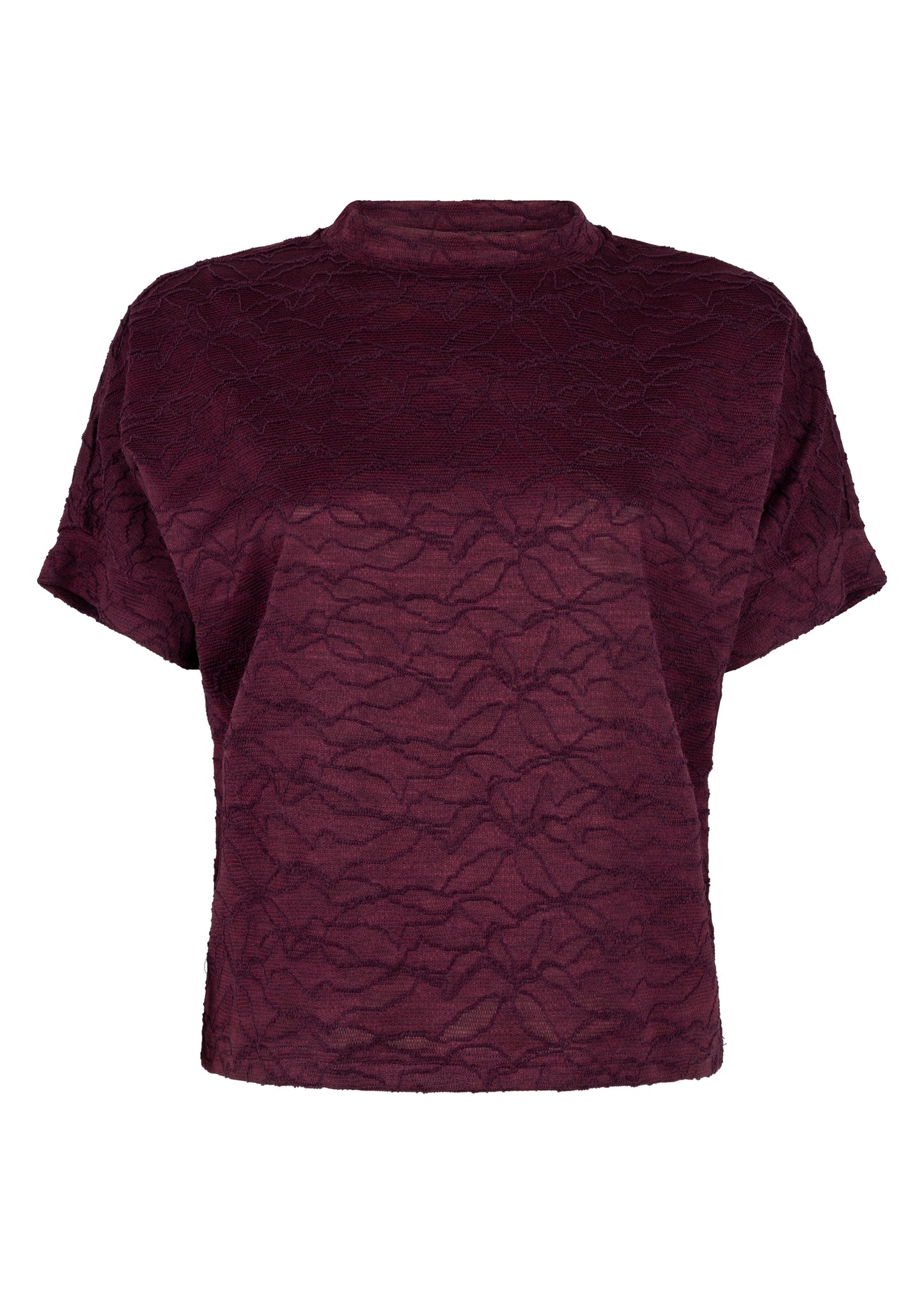 Top Tramontana cap-sleeve - Pomegranate