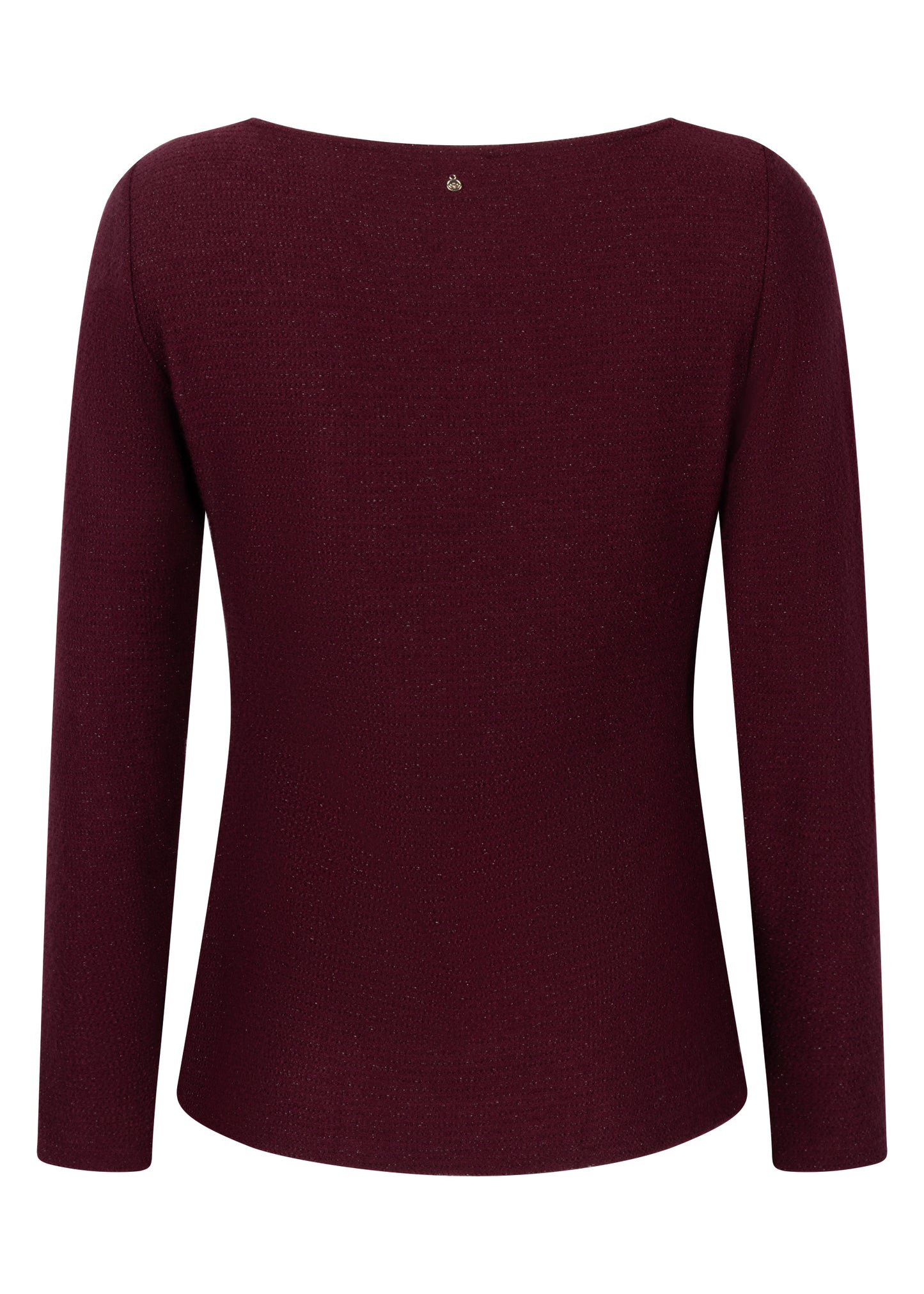 Top Tramontana asymmetrical neck - Pomegranate