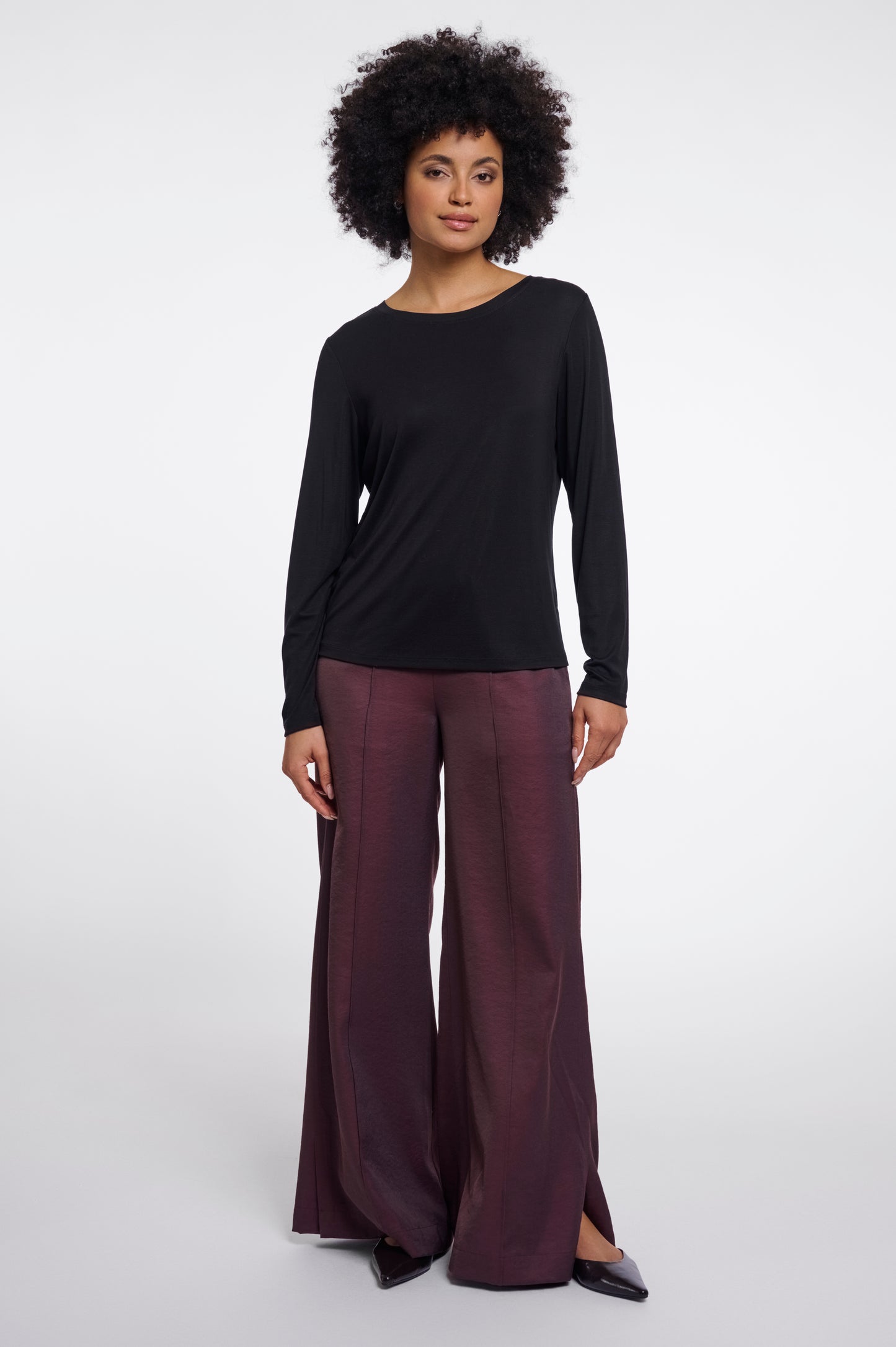 Long sleeve top Rino&Pelle Eason - Black
