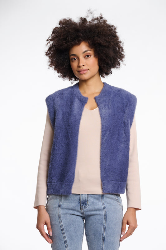 Waistcoat Rino&Pelle Elona - Blue shadow