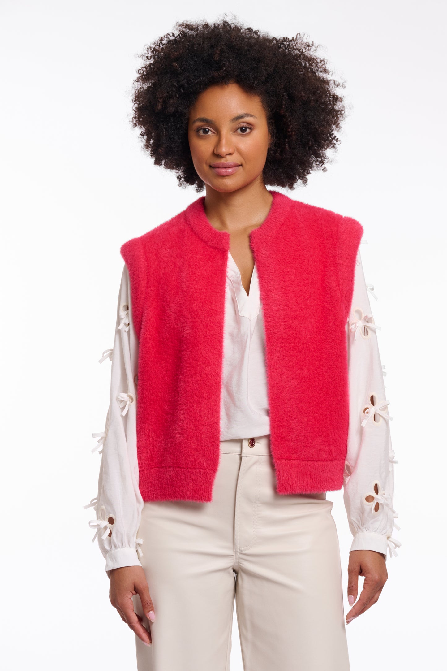 Waistcoat Rino&Pelle Elona - Pink punch
