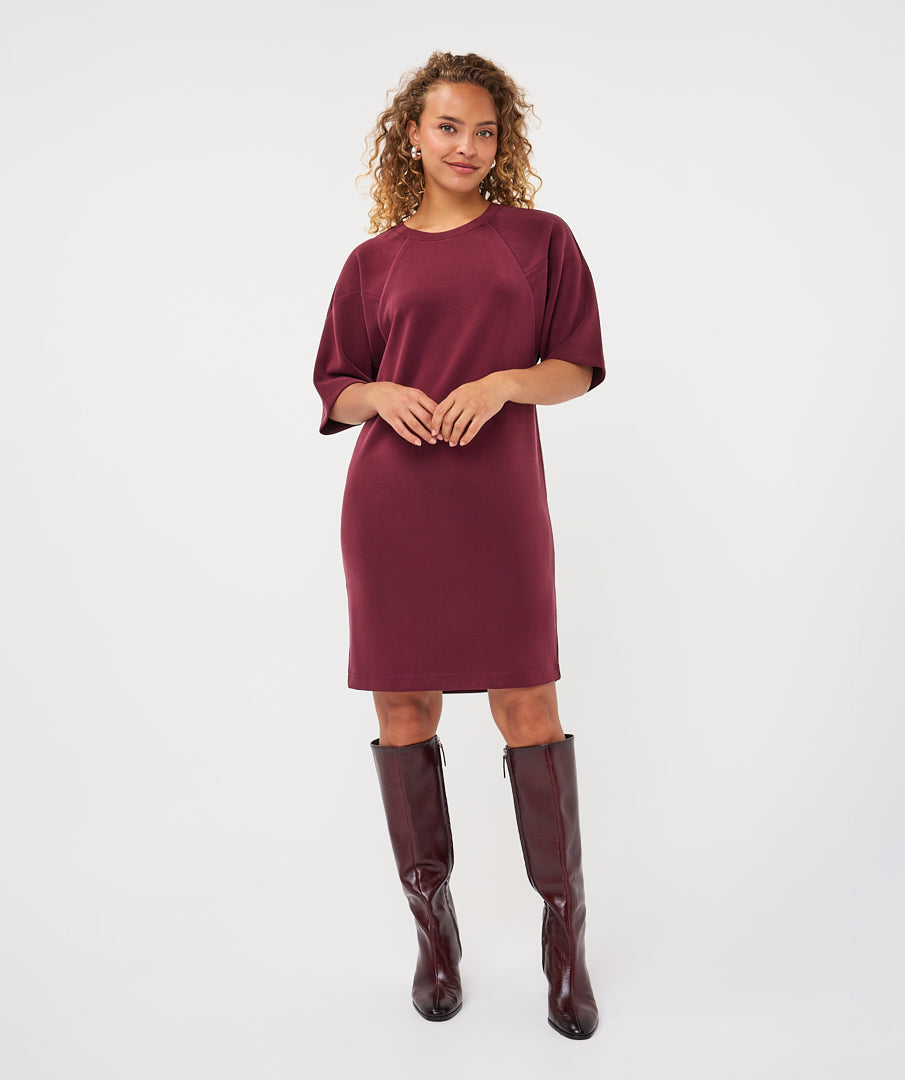 Jurk Esqualo modal - Merlot