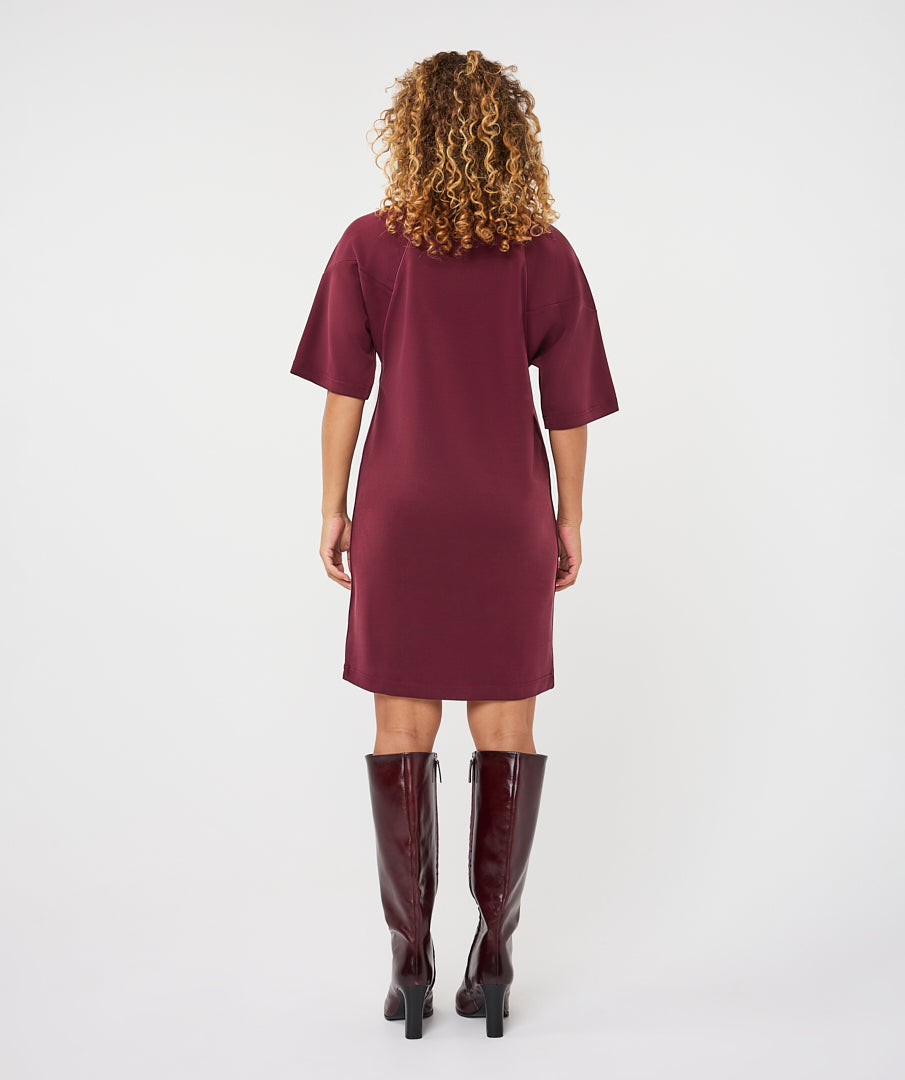 Jurk Esqualo modal - Merlot
